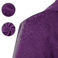 thumbnail image 4 of Miluxas Women's Softshell Hooded Jacket Warm Lightweight Waterproof Insulated Windbreaker with Pocket Purple XXL(XXL), 4 of 7