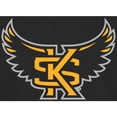 thumbnail image 2 of Men's Black Kennesaw State Owls Alternate Logo One T-Shirt, 2 of 2