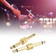 thumbnail image 4 of Guitar Pedal Coulper, Audio Effect Adapter Less Interference Easy To Install Strong Resolution 2PCS All Metal  For Studios For Broadcasting System Gold, 4 of 8