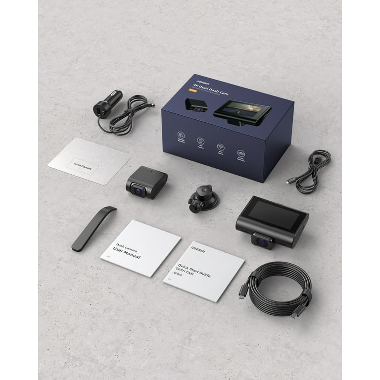 Veement T70X 4K Dual Dash Cam Front and Inside Dash Car Camera User Manual