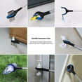 thumbnail image 3 of ALLJOY 2 Pack 43" Grabber Tool, Handheld Trash Claw Pick-up Stick Grabber, Long Heavy-Duty Aluminum Grabber, Suitable for Seniors, with 360-Degree Rotation, Anti-Slip and Magnetic Design, Blue, 3 of 8