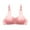 Pink womens bras, variant on Petite Women Bras Teens Breathable Underwear Wireless Push Up Bra No Underwire Adjustable Straps Everyday T-Shirt Bras