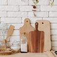 thumbnail image 4 of OULII Double Sided Charcuterie Board Wood Light Brown 1Set, 4 of 6