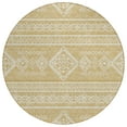 thumbnail image 2 of Addison Rugs Chantille Indoor/Outdoor Transitional Southwest Gold Washable Round Rug, 8' x 8', 2 of 6