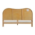 thumbnail image 5 of Grappa Natural Wood & Rattan King Bed, 5 of 9