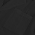 thumbnail image 6 of Lovskoo Mens Button Down Short Sleeve Shirt Collared Shirt Casual Solid Color Button Frenulum Shirt Pockets Blouse Black, 6 of 8
