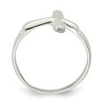 thumbnail image 2 of Sterling Silver Horizontal Tiny Freeform Cross Ring, 2 of 6