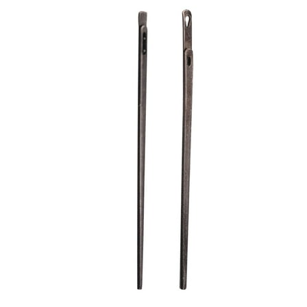 2Pcs Steel Leather Needles for Hand Stitching Leather Crafts