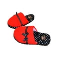 thumbnail image 2 of Snap Apparel Womens Betty Boop Red and Black Polka Dot Scuff Slippers (11), 2 of 2