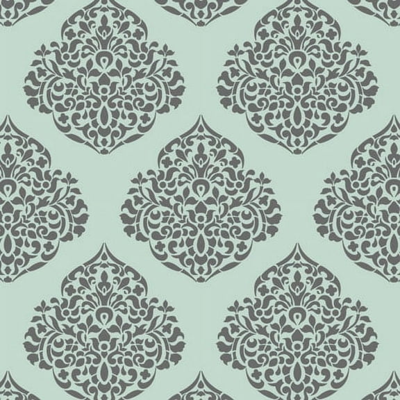 Moroccan Damask All Over Wall Stencil - Large - 15 Inch - 3738 by Designer Stencils