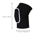 thumbnail image 2 of PBPBOX 1Pair Volleyball Knee Pads Black Thick Foam Shock Absorption Breathable Sports Protection, 2 of 7