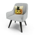 thumbnail image 3 of Black Cat Happy Jack O Lantern Halloween By Abc 16 X 16 Decorative Throw Pillow, 3 of 4