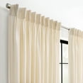 thumbnail image 3 of Waverly Serendipity Pinch Pleat Light-Filtering Window Panel, 50" X 95", Ivory, 3 of 5