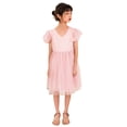 thumbnail image 3 of Eashery Baby Girl Dresses Crew Neck New Fashion Little Girl Dresses Pink 140, 3 of 5