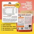 thumbnail image 3 of Brutus Bone Broth Biscuits (Pork and Apple) - Natural Dog Treats - Pet Food Topper - Healthy Dog Biscuits with Real Pork and Apple for Healthy Joints - 18 Grams of Protein - 8 OZ (Pack of 1), 3 of 7