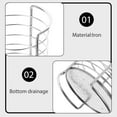 thumbnail image 3 of Raindrops Estante De Cocina Plateado Para Utensilios Con Y Organizador De Cubiertos, 3 of 8