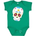 thumbnail image 3 of Inktastic Sugar Skull Blue Boys or Girls Baby Bodysuit, 3 of 5