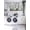 Gray, variant on Gray Snowflakes Pattern Christmas Kitchen Valances for Windows Vintage White Winter Valance Curtains for Kitchen /Living Room/Bedroom/ Bathroom Decor, 42"x12 " ,Rod Pocket 1 Panel,