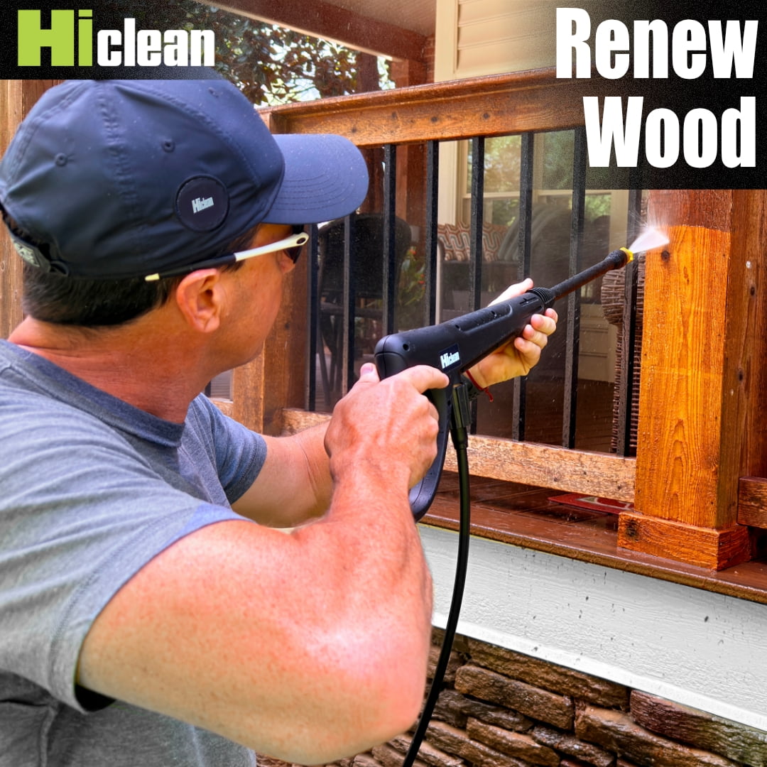 Hiclean 1800 PSI Electric Pressure Washer, Small, Powerful, ETL Safety Certified