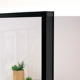 thumbnail image 5 of vidaXL Interior Door Black 36.6"x79.3" Tempered Glass&Aluminum Slim, 5 of 7