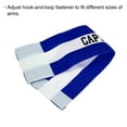 thumbnail image 4 of Unique Bargains Captain's Armband Elastic Arm Band for Soccer Training Black Blue, 4 of 5
