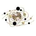 thumbnail image 2 of GUOOL European Wall Clock Metal Line Modern Digital Pointer Wall Hanging Mute Iron Art, 2 of 9