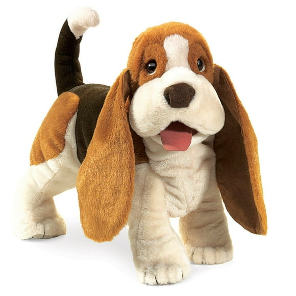 Folkmanis : Basset Hound / Puppet
