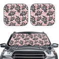 thumbnail image 2 of Cauagu Black Snake Cauagu {designName} Print Foldable Car Windshield Sun Shade | Front Windshield Shade for Sun | Fits Small Sedans, Mini SUVs, Hatchbacks-Medium, 2 of 6