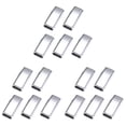 thumbnail image 1 of 15 conectores de cordón de joyería con cierre magnético, hebilla de pulsera de cuerda de cuero, accesorios para hacer joyas de bricolaje (blanco K), 1 of 4