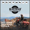 GlueTread ATV Sidewall Repair Kit External Patch for Tubeless Tires