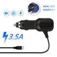 thumbnail image 2 of Car Accessories Power Cord Mini Micro USB Dash Cam Charger DVR Charging Cable Car Cigarette Lighter Car Charger, 2 of 8