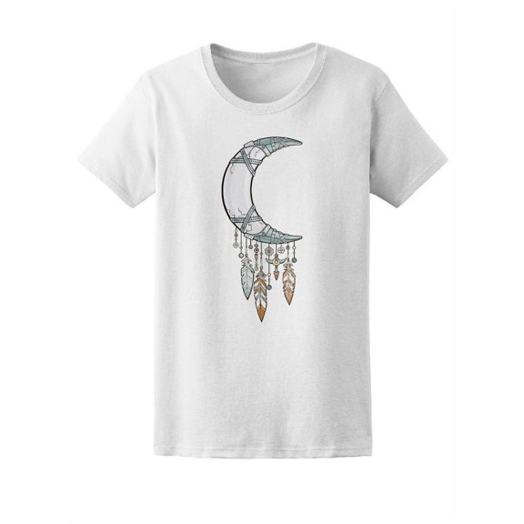 Bull Horns Tribal Dreamcatcher T-Shirt Women -Image by Shutterstock, Female Small
