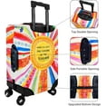 thumbnail image 3 of Luggage Cover Approved Travel Suitcase Protector Natural Bohemia Sunshine Elastic Washable Baggage Covers for 18-20 inch Luggage(XL), 3 of 6