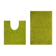 thumbnail image 2 of Better Trends Trier 2 Piece Poly-Cotton Tufted Bath Rug with Non-Slip Backing - Green, 2 of 5