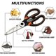 thumbnail image 2 of Kitchen Scissors, Heavy Duty Practical Stainless Steel Scissors, Chicken, Poultry, Fish, Meat, Vegetables, Flowers, 2 of 5