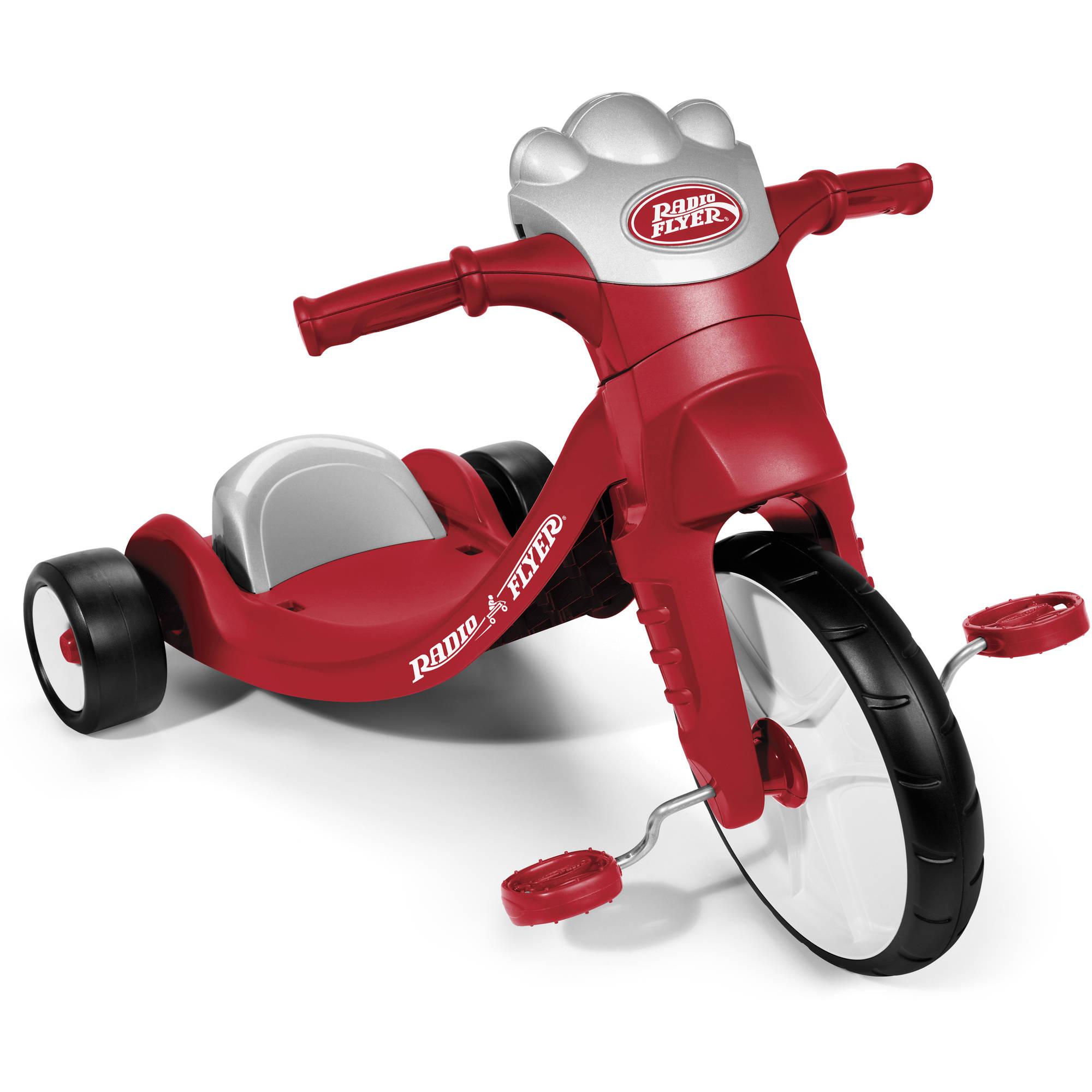 Radio Flyer, Lights & Sounds Racer, Red Tricycle for Girls and Boys - image 2 of 9