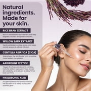 Okaga Black Rice Peel Shot Ampoule, Black Rice Exfoliant Soft Exfoliating Face Peel, Dead Skin, Rice Exfoliator for Face, Pore Minimizer Hydrating Formula for Smooth Radiant Skin, All Skin Types 90mL