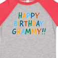 thumbnail image 4 of Inktastic Happy Birthday Grammy Boys or Girls Toddler T-Shirt, 4 of 5