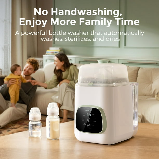 Momcozy Baby Bottle Washer, Sterilizer & Dryer Combo for Easy