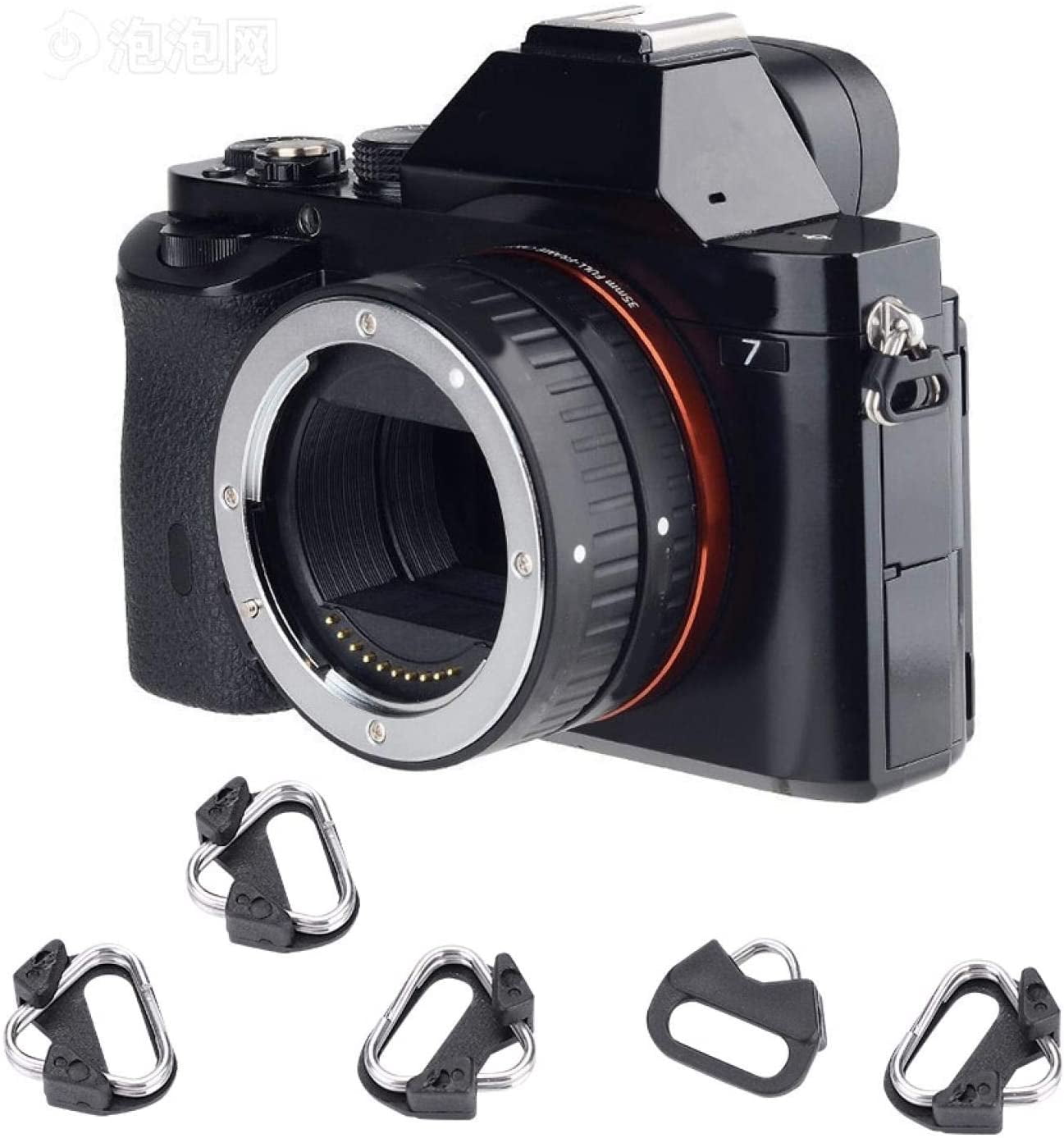 Strap Hook, Triangle Ring, Lug Ring Triangle Split Ring Hook Camera