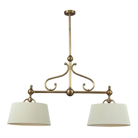 Nulco Lighting Hadley 83005 2 2light Pendant W Br Steel Shade Nulco Lighting Hadley 83005 2 2light Pendant W Br Steel Shade