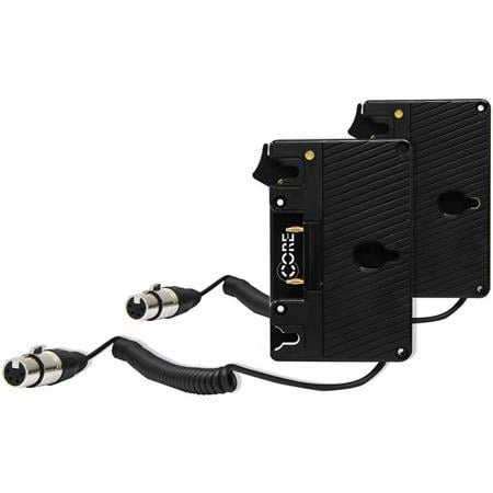 UPC: 0192223094284 | Double Gold Mount Kit with Coiled Powertap to 12  XLR 4-Pin for Atomos Sumo