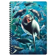 3D LiveLife Notebook - Gentoo Penguin from Deluxebase. 80 Page Lined Lenticular 3D Penguin Notebook. 11 x 8.5 in. Superb school or work stationery with artwork licensed from artist David Penfound