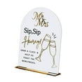 thumbnail image 2 of Tachiuwa Acrylic Wedding Sign Table Decoration Keepsake Events Please Sign Our Guestbook Birthday Engagement Guest Book Sign with Base F, 2 of 8
