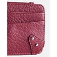thumbnail image 3 of No Boundaries Women's Cardholder Wallet, Rich Red, 3 of 4
