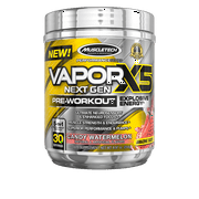 Vapor X5 Next Gen Pre Workout Powder, Explosive Energy Supplement, Candy Watermelon, 30 Servings (9.6oz)