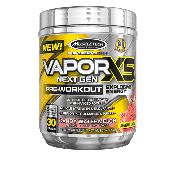 Vapor X5 Next Gen Pre Workout Powder, Explosive Energy Supplement