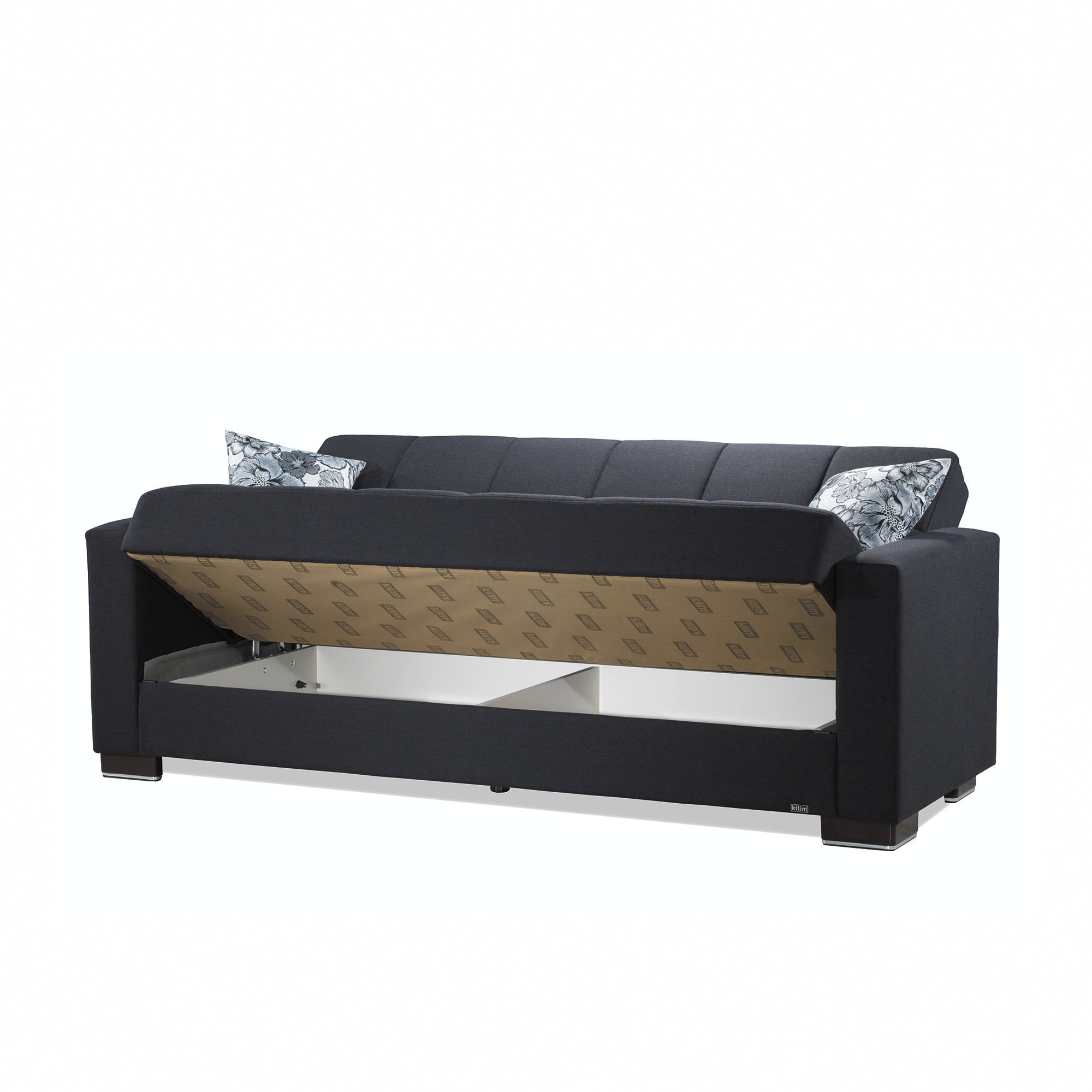 Ottomanson Armada Fabric Upholstery Sofa Sleeper Bed With Storage Fabric Upholstery Sofa Sleeper Bed