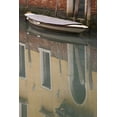 thumbnail image 2 of Kaveney, Wendy 23x32 Black Ornate Wood Framed with Double Matting Museum Art Print Titled - Italy, Venice Building and boat reflections, 2 of 4