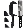 thumbnail image 1 of 1 Set Barber Combs Professional Positioning Combs Hair Stylist Hairdressing Supplies, 1 of 6